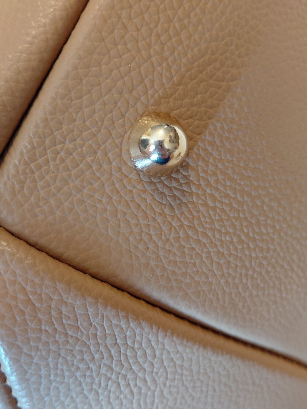 Italian Tan Leather East West Purse - Picture 6 of 13